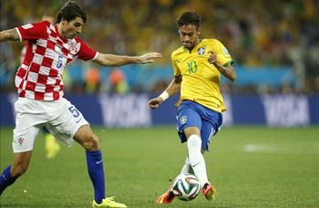 A horvátoknak komoly feladatot jelentett Neymar semlegesítése