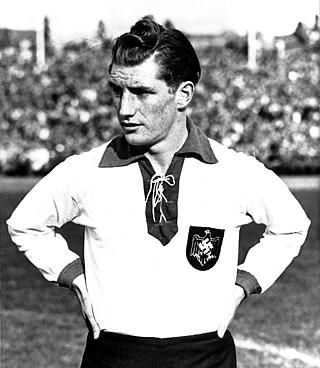 Fritz Walter 1942-ben a magyarok ellen is játszott, 
utána 8 évig nem lépett 
pályára a német válogatott (Fotó: Getty Images)