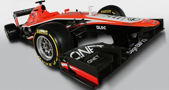 A Marussia 2013-as autója (Fotók: marussiaf1team.com)