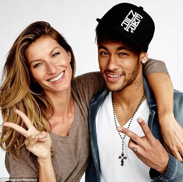 Gisele Bündchen és Neymar (forrás: Instagram)