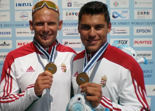 A szombati döntők magyar szenzációja a Molnár, Tótka kajak páros győzelme volt 200 m-en