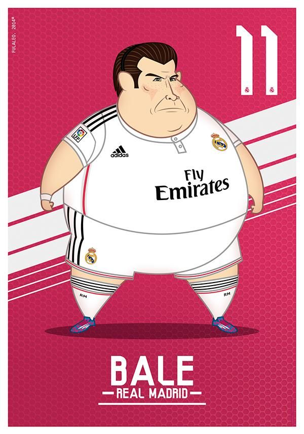 Gareth Bale (Fotó: behance.net/fulaleo)