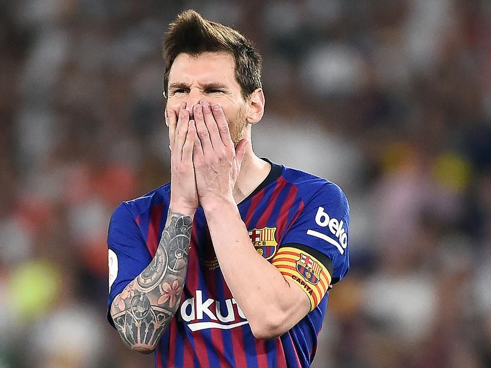Messi nem elég jó csapatjátékos Van Gaal szerint (Fotó: AFP)