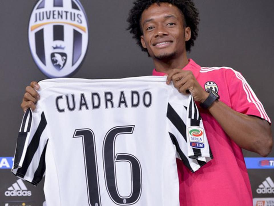Cuadrado először a 16-os mezt kapta meg a Juventusnál