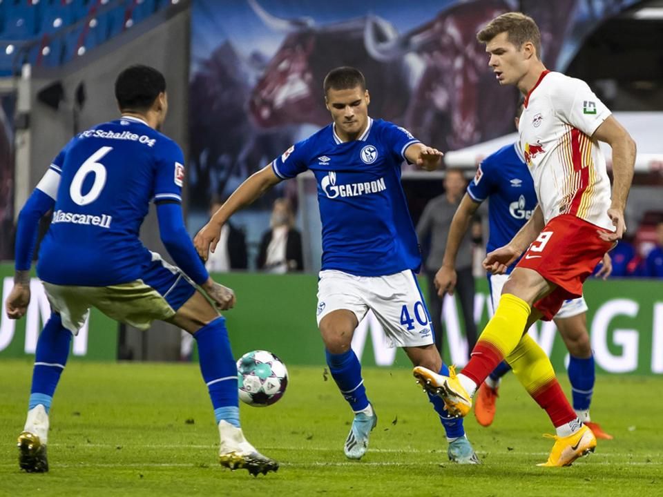 Legutóbb négy góllal verte a Leipzig a Schalkét (Fotó: AFP)