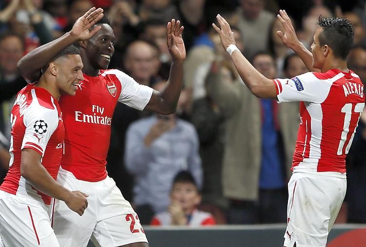 Welbeck három góllal segítette az Arsenalt (Fotók: Reuters)