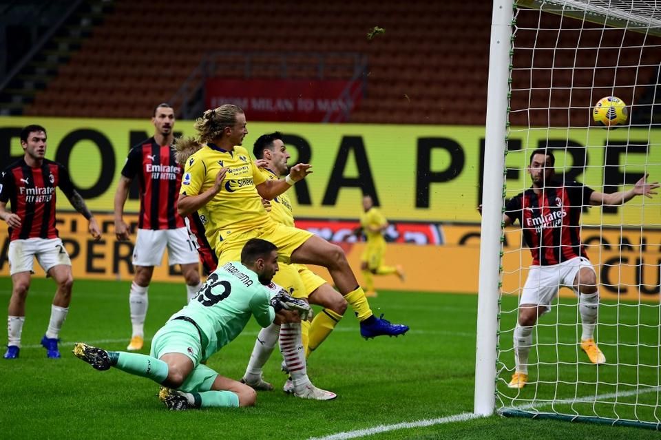 Barák góljával szerzett vezetést a Verona (Fotó: AFP)