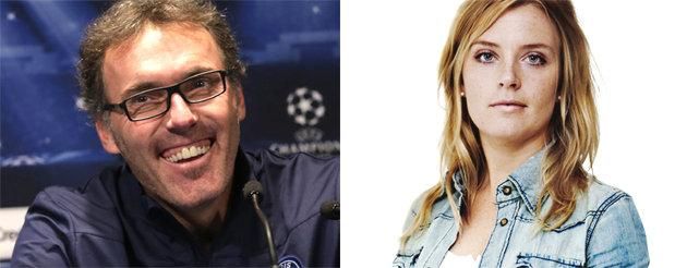 Laurent Blanc és Johanna Franden (forrás: yahoo.com)