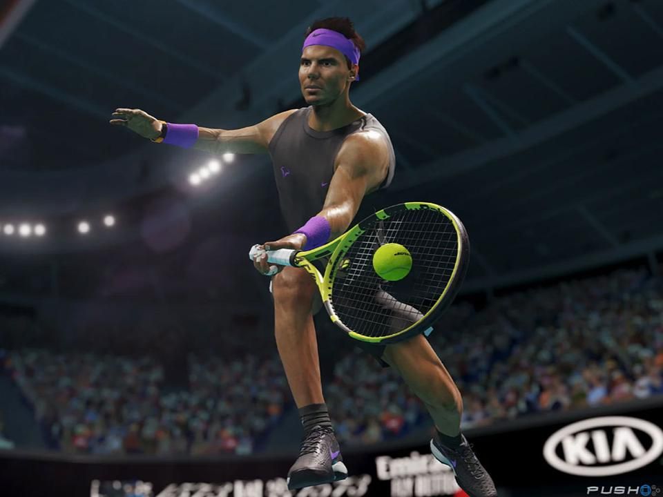 Képernyőn a virtuális Rafael Nadal, a konzolt az igazi fogja nyomkodni