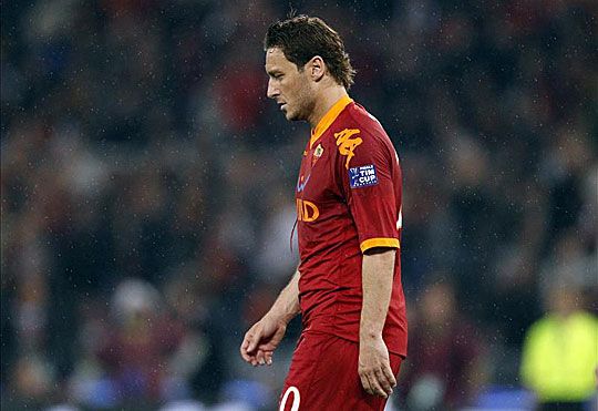 Francesco Totti utólag már megbánta tettét (Fotó: Action Images)
