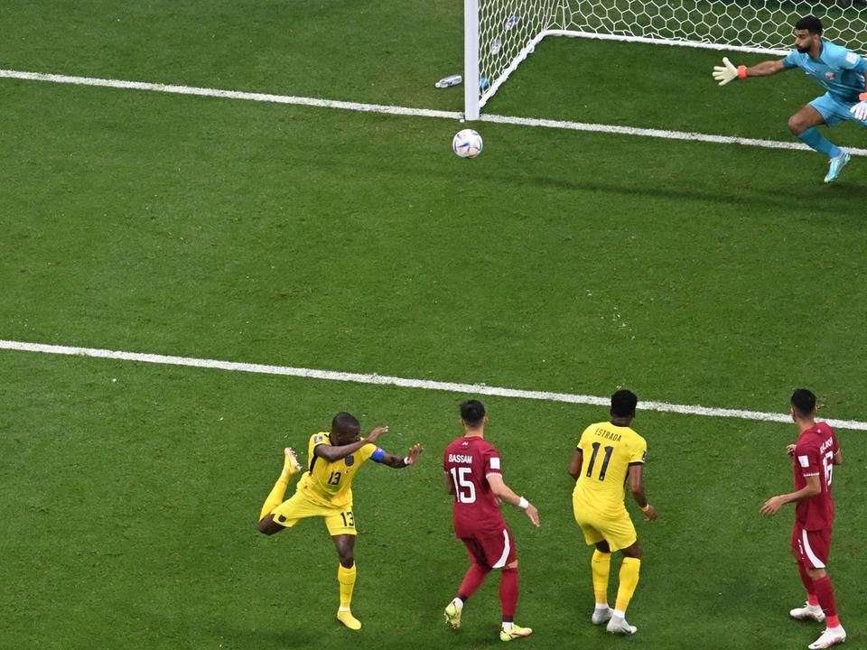 Enner Valencia második gólja (Fotó: AFP)