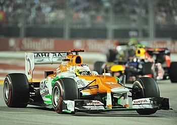 Szingapúrban a Force India volt a második legjobb Mercedes-csapat