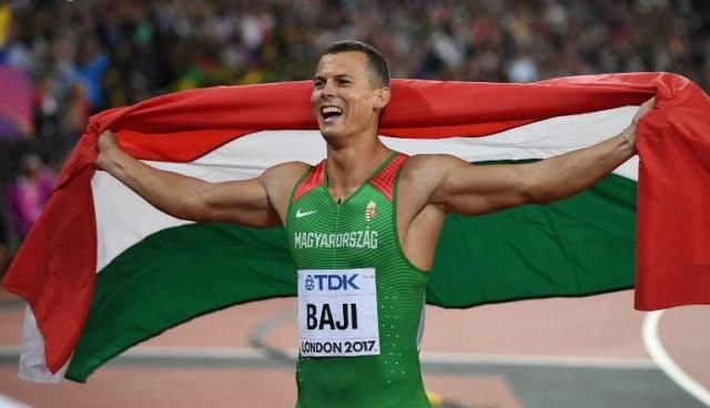 Baji Balázs az első magyar, aki futószámban dobogós helyen végzett atlétikai világbajnokságon (Fotó: AFP)