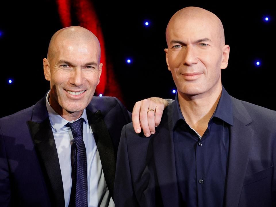 Zidane viaszszobrát a Grévin Múzeumban adták át (Fotó: AFP)