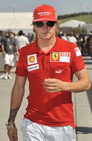 Räikkönen 2007-től 2009-ig már versenyzett a Ferrarinál