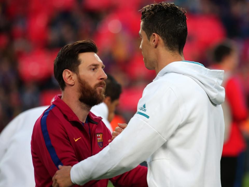 Cristiano Ronaldónak nem hiányzik Messi (Fotó: AFP)