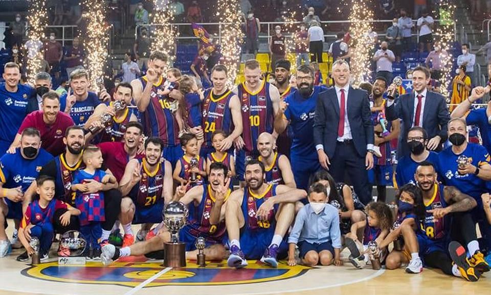 A Barca 2014 után nyert újból bajnokságot, a katalánoknak ez volt a tizenkilencedik aranyérmük a spanyol Liga ACB-ben (Fotó: fcbbasket.com)