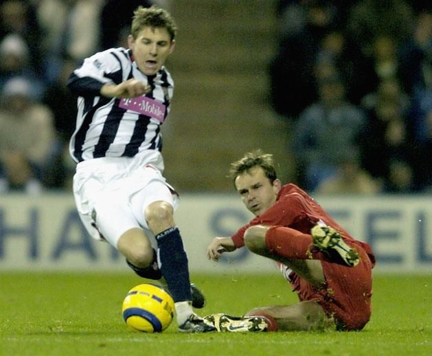 Zoltán Gera played his first Christmas PL game for West Bromwich in December 2004 (Photo: Getty Images)