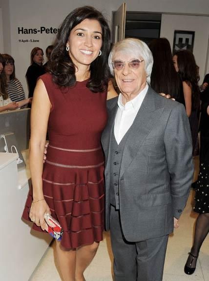 Bernie Ecclestone és Fabiana Flosi (Fotó: hellomagazine.com)