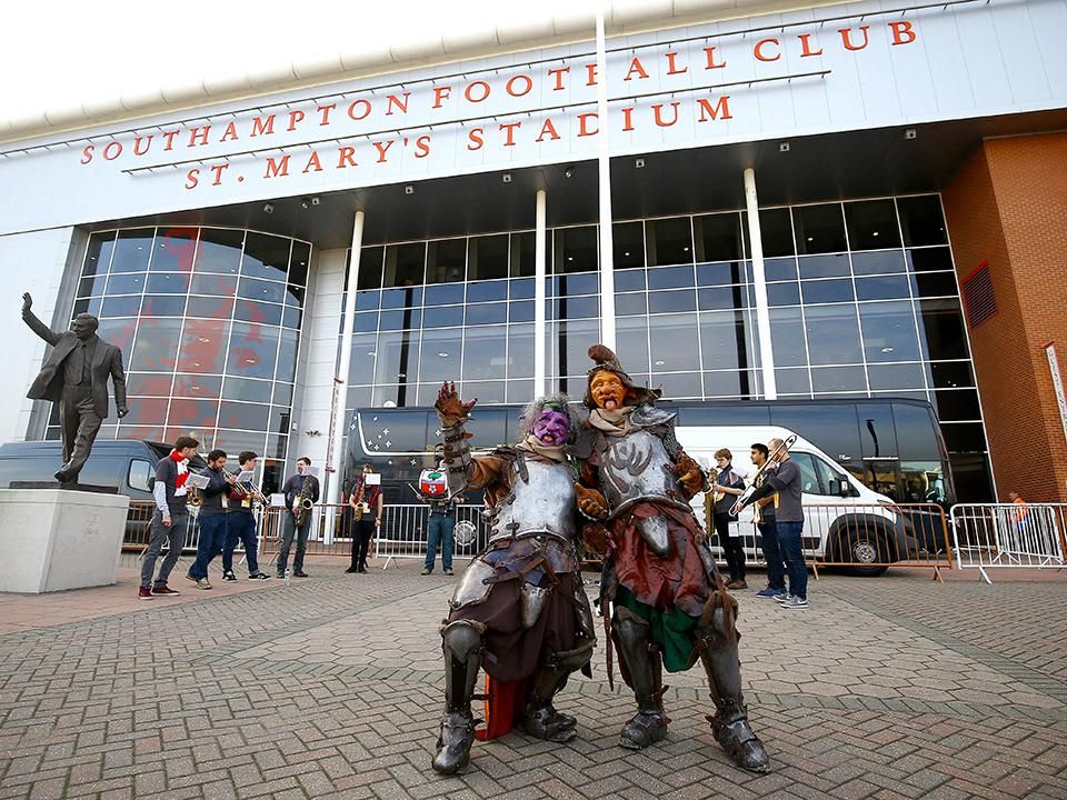 A St. Mary Stadiont sokan élátkozottnak vélik (Fotó: AFP)