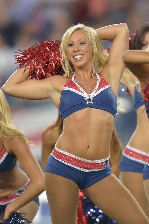 A New England Patriots lányai (Forrás: patriots.com/cheerleaders/index.html)