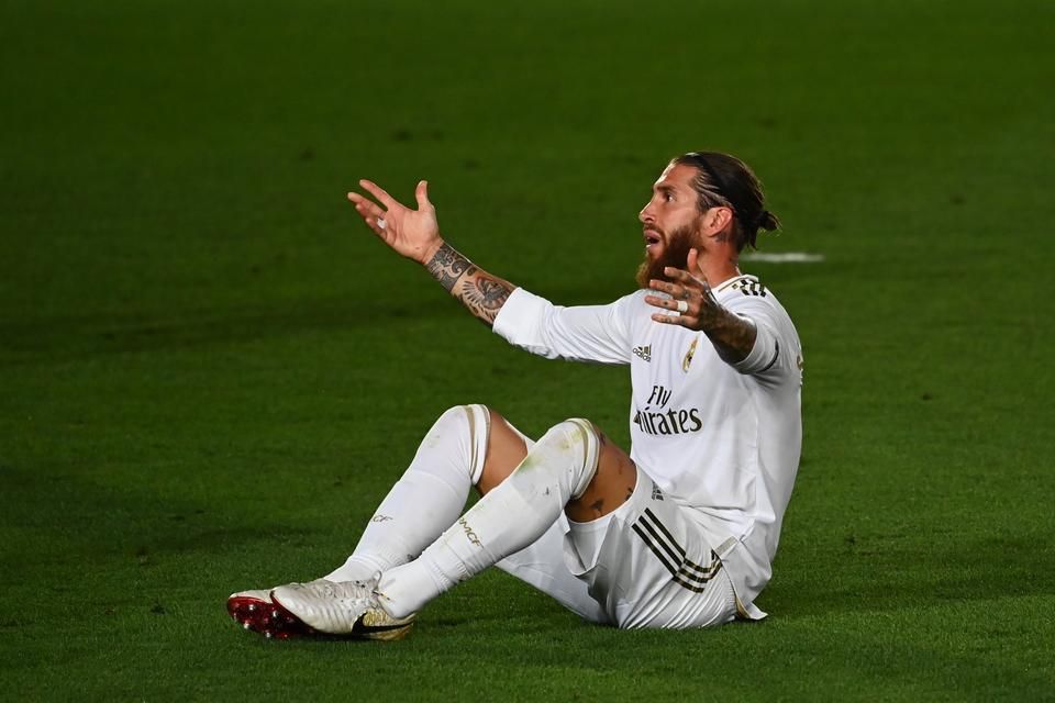 Sergio Ramos nélkül szenved a Real a BL-ben (Fotó: AFP)