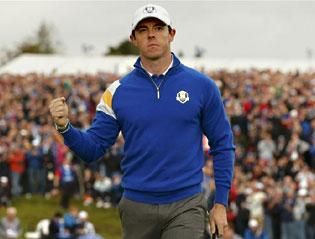 Rory McIlroy nyerte meg az első meccset (Fotó: Reuters)