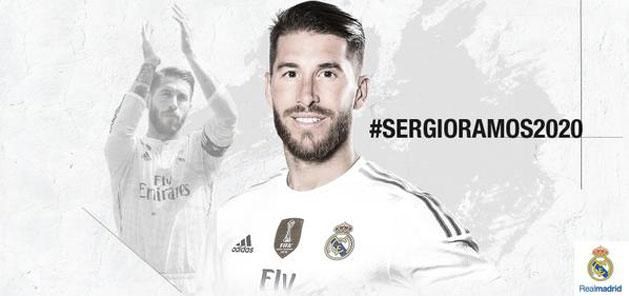 Sergio Ramos 2020-ig meghosszabbítja a szerződését a Real Madridnál (Fotó: Real Madrid)