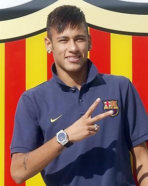 Neymar Barcelonában (Fotó: Reuters)