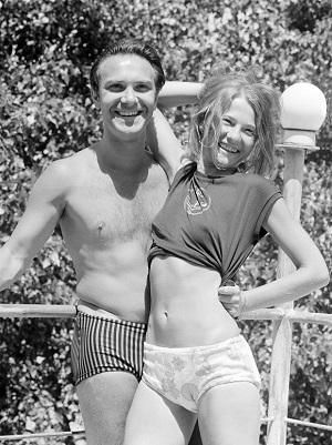1968: Tordy Géza és Törőcsik Mari siófoki nyaralás közben (Fotó: MTI/Keleti Éva)