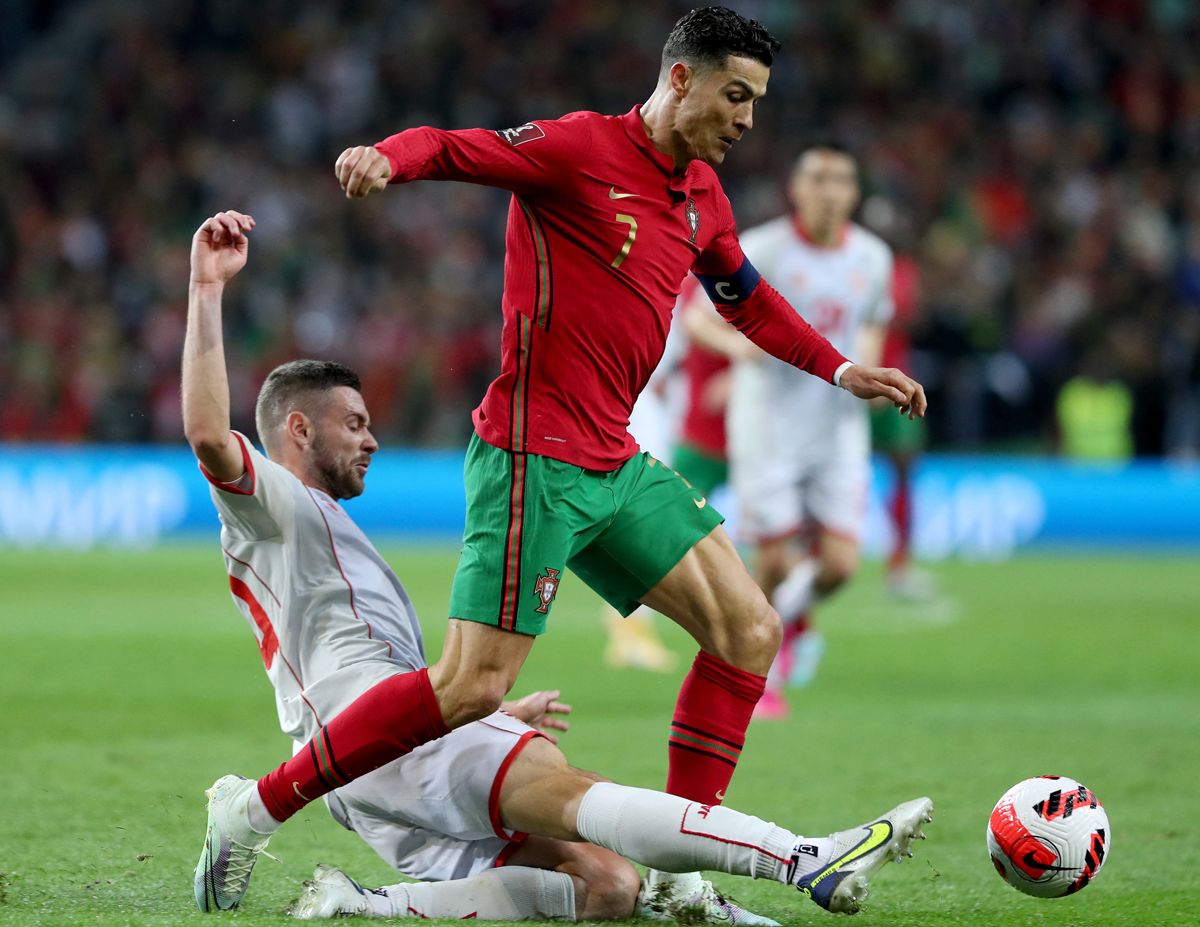A portugál Cristiano Ronaldo Európa-bajnoknak mondhatja magát, most utoljára próbálja megnyerni a vb-t (Fotó: AFP)
