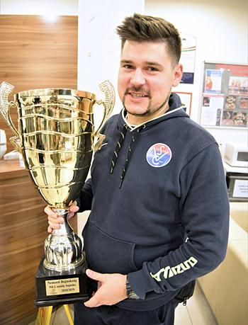 A lengyel tréner rögtön az első magyarországi 
idényében bajnoki címet szerzett 
a Vasas Óbuda csapatával (Fotó: Koncz György)