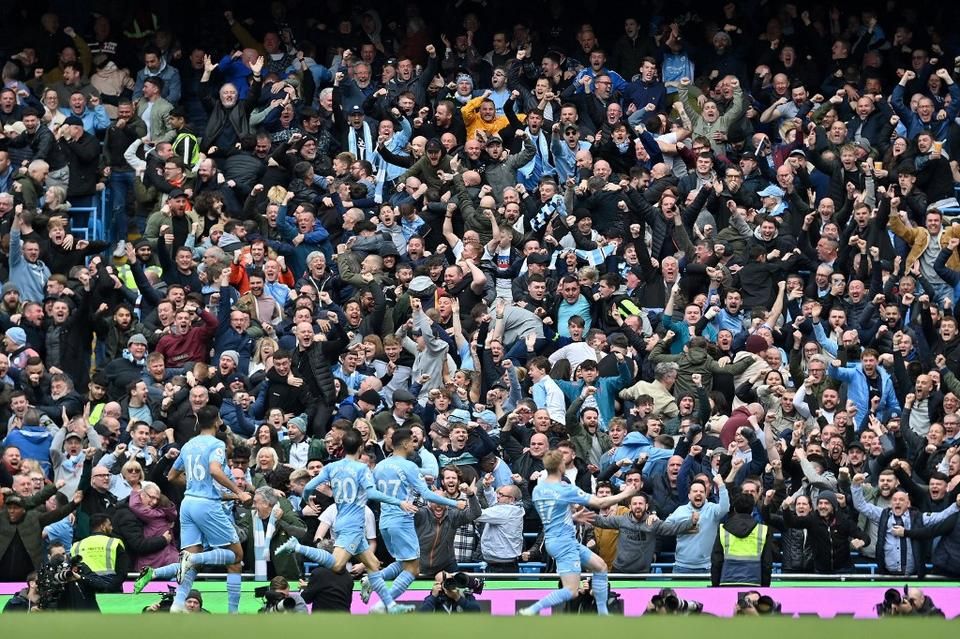 Villámgyorsan előnybe került a Manchester City (Fotó: AFP)