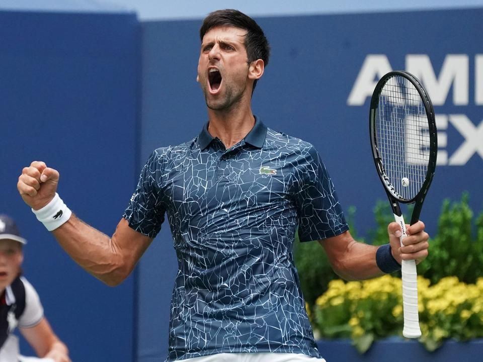 Djokovics ünnepelhetett a végén (Fotó: AFP)