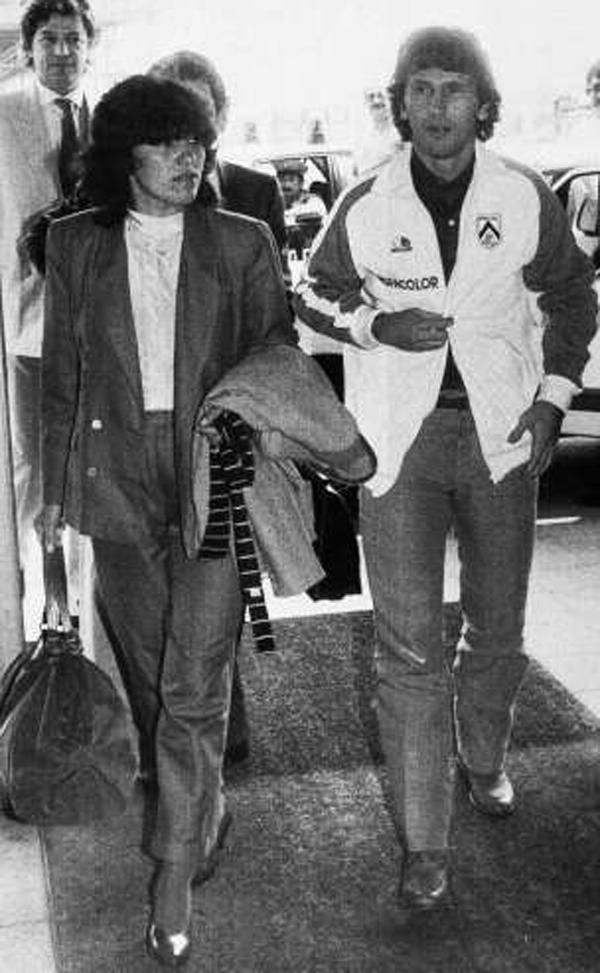 Zico és felesége, Sandra 1983-ban (forrás: esporte.br)