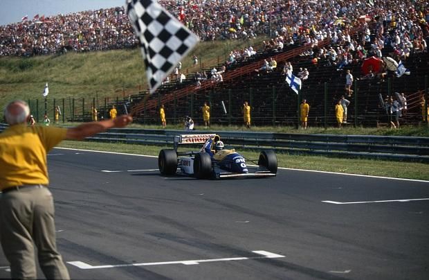 Damon Hill 1993-as magyarországi győzelme (Kattintson a képre a videó lejátszásához!)