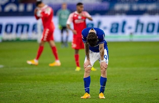 Egyik csapat sem lehet elégedett az egy ponttal, a Schalke különösen nem (Fotó: AFP)