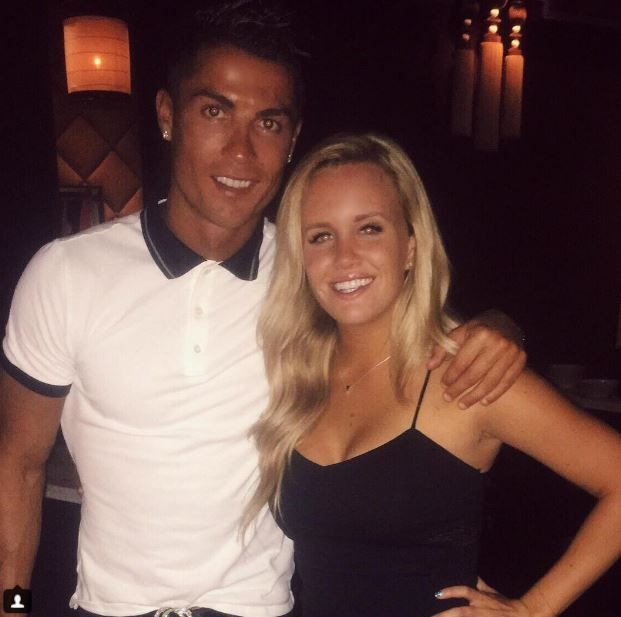Cristiano Ronaldo és Austin Milan (Forrás: Instagram)