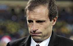 Allegri bosszús volt az 1–1 után (Fotó: Reuters)