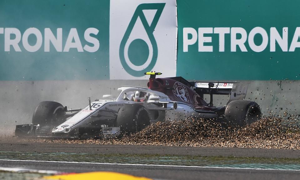 Charles Leclerc F1-es karrierje nem úgy indult, ahogy a monacói F2-es bajnok elképzelte (Fotó: AFP)