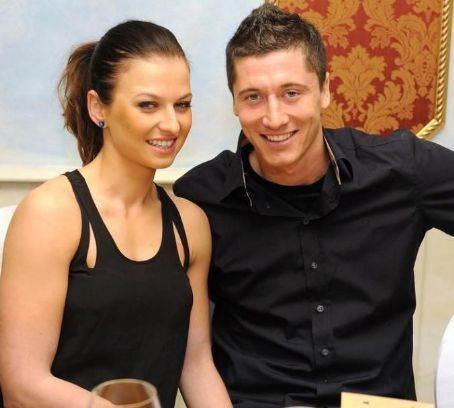 Anna Stachurska és Robert Lewandowski (Fotó: fakt.pl)