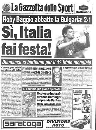 Baggio megtörte a bolgárokat – igen, Itália, ünnepelj!