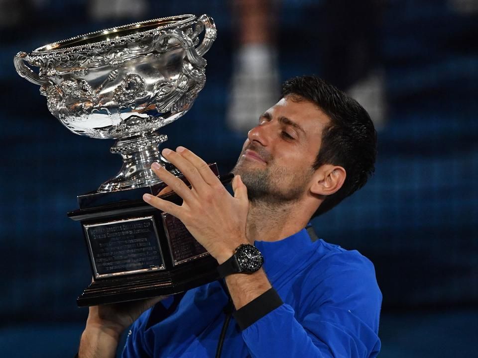 Novak Djokovics esélyt sem adott Rafael Nadalnak (Fotó: AFP)