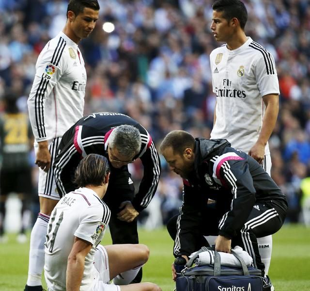 Bale sérülésével indult a találkozó, CR-ék arca sokatmondó (Fotó: Reuters)