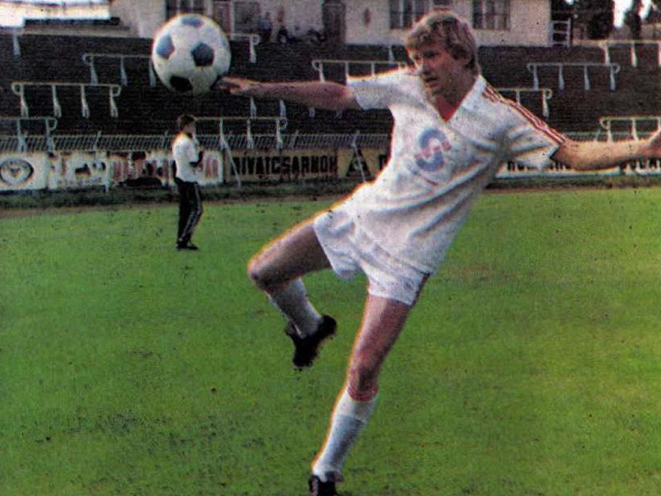 Détári Lajos 27 góllal fejezte be az 1985–1986-os évadot, ez volt karrierje leggólerősebb idénye (Fotó: Labdarúgás, archív)