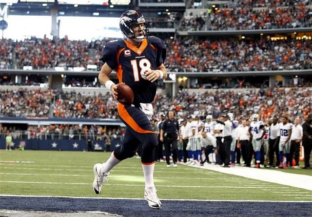 Peyton Manning még futott TD-t is szerzett a Dallas otthonában (Fotó: Action Images)