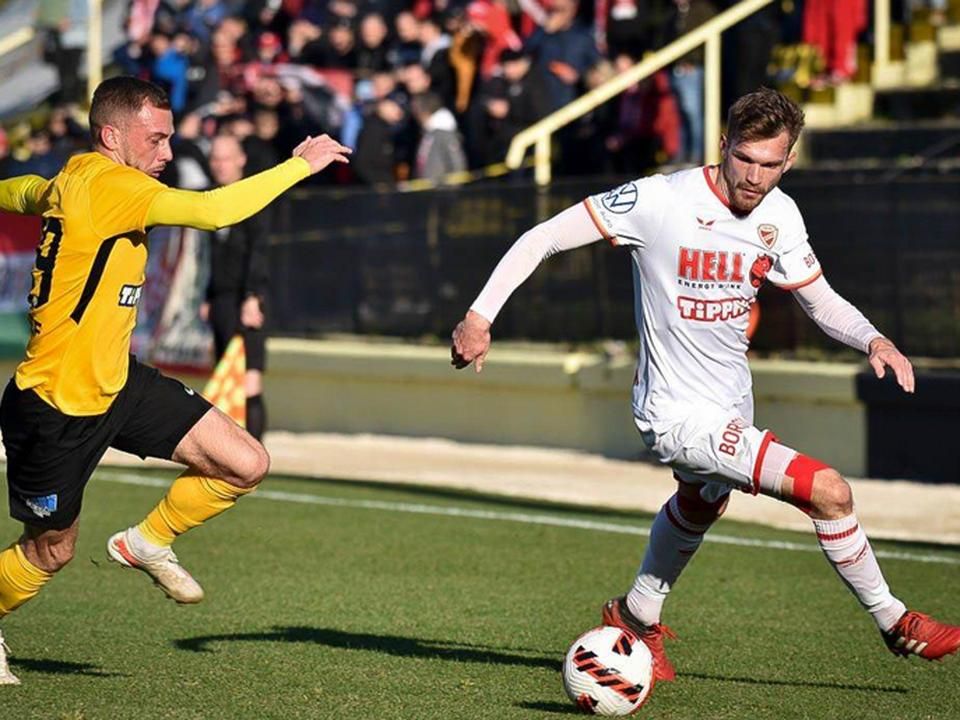 A sárga-feketében játszó Soroksár és a DVTK őszi meccsén 1–1-es döntetlen született (Fotó: dvtk.eu)