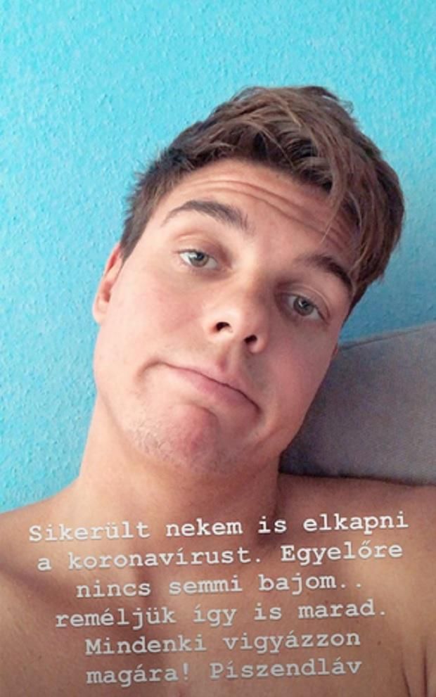 Horváth Dávid is az Instagramon osztotta meg