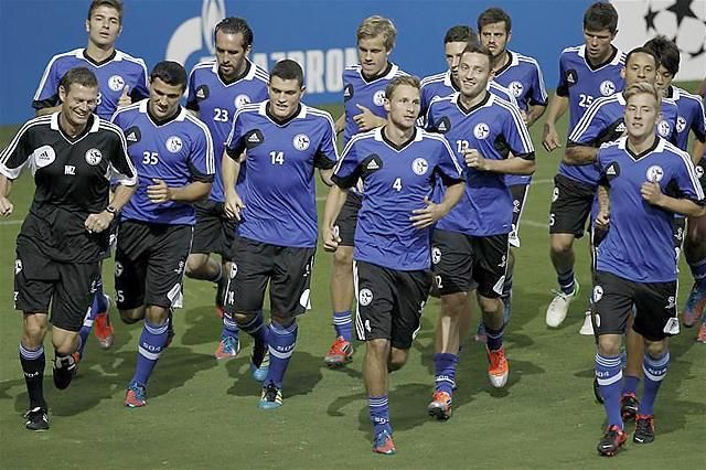 Mosolygós volt az utolsó Schalke-edzés Görögországban (Fotó: Action Images)