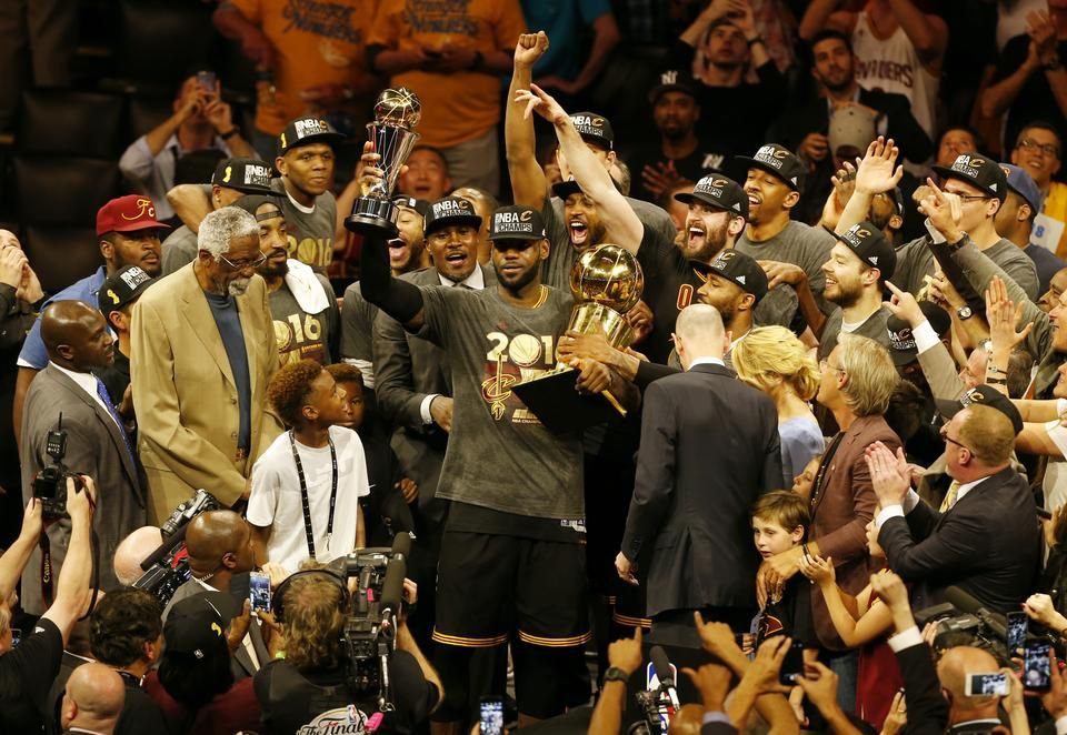 LeBron Jamesék Cleveland 52 éves átkát törték meg 2016-ban (Fotó: AFP)